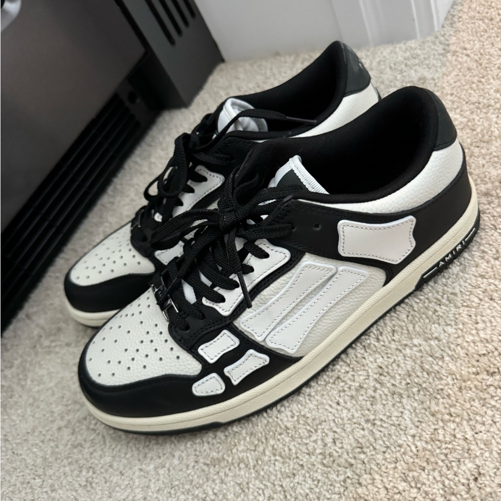 AMIRI Black and White Retro Sneakers brand new